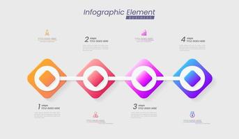 Vector Infographic design template with options or steps. Can be used for process diagram, presentations, workflow layout, banner, flow chart, info graph.