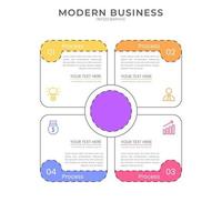 Elegant infographic 3d vector template with a steps for success. Presentation with line elements icons. Business concept design can be used for web, brochure, diagram, chart or banner layout