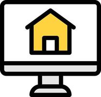screen house vector illustration on a background.Premium quality symbols. vector icons for concept and graphic design.