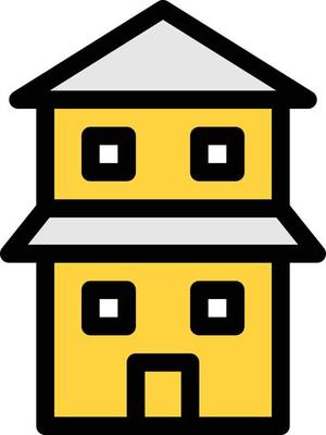 home vector illustration on a background.Premium quality symbols. vector icons for concept and graphic design.