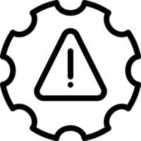 setting warning vector illustration on a background.Premium quality symbols. vector icons for concept and graphic design.