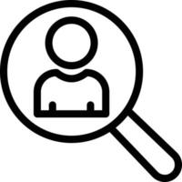 search user vector illustration on a background.Premium quality symbols. vector icons for concept and graphic design.