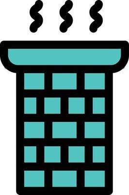 chimney vector illustration on a background.Premium quality symbols. vector icons for concept and graphic design.