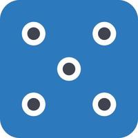 dice vector illustration on a background.Premium quality symbols. vector icons for concept and graphic design.