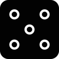 dice vector illustration on a background.Premium quality symbols. vector icons for concept and graphic design.