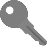 Vector of a key, can be used for design elements, logos, decorations etc