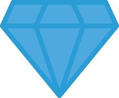 ilustración de vector de diamante en un fondo. símbolos de calidad premium. iconos vectoriales para concepto y diseño gráfico.