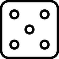 dice vector illustration on a background.Premium quality symbols. vector icons for concept and graphic design.