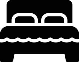 double bed vector illustration on a background.Premium quality symbols. vector icons for concept and graphic design.