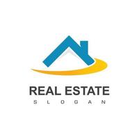 House Logo Template, Real Estate Symbol vector