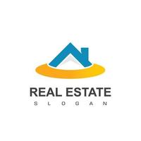 House Logo Template, Real Estate Symbol vector