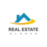 House Logo Template, Real Estate Symbol vector