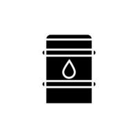 Radioactive waste Icon Vector. vector