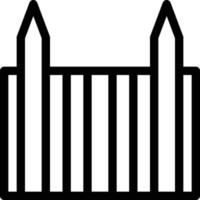 fence vector illustration on a background.Premium quality symbols. vector icons for concept and graphic design.