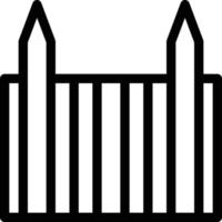 fence vector illustration on a background.Premium quality symbols. vector icons for concept and graphic design.