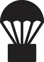 parachute vector illustration on a background.Premium quality symbols. vector icons for concept and graphic design.