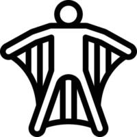 ilustración de vector de hombre de salto base en un fondo. símbolos de calidad premium. iconos vectoriales para concepto y diseño gráfico.