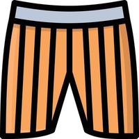 ilustración de vector de pantalón en un fondo. símbolos de calidad premium. iconos vectoriales para concepto y diseño gráfico.