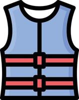 life jacket vector illustration on a background.Premium quality symbols. vector icons for concept and graphic design.