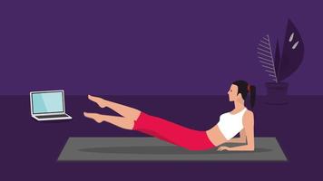 Fitness Animation Stock Video Footage for Free Download
