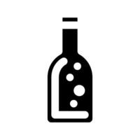 Beer bottle icon vector