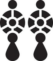 earring vector illustration on a background.Premium quality symbols.vector icons for concept and graphic design.