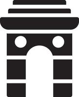 temple vector illustration on a background.Premium quality symbols.vector icons for concept and graphic design.