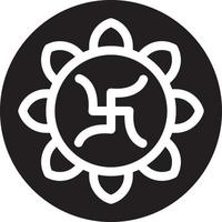om rangoli vector illustration on a background.Premium quality symbols.vector icons for concept and graphic design.