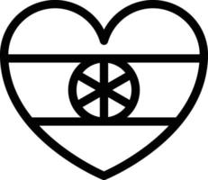 heart vector illustration on a background.Premium quality symbols.vector icons for concept and graphic design.
