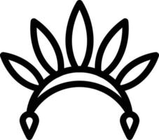 headdress vector illustration on a background.Premium quality symbols.vector icons for concept and graphic design.