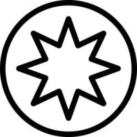 bahaism vector illustration on a background.Premium quality symbols.vector icons for concept and graphic design.