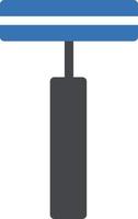 ilustración de vector de maquinilla de afeitar en un fondo. símbolos de calidad premium. iconos vectoriales para concepto y diseño gráfico.