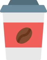 ilustración de vector de taza de café en un fondo. símbolos de calidad premium. iconos vectoriales para concepto y diseño gráfico.