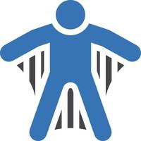base jump man vector illustration on a background.Premium quality symbols. vector icons for concept and graphic design.