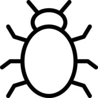 ilustración de vector de mariquita en un fondo. símbolos de calidad premium. iconos vectoriales para concepto y diseño gráfico.