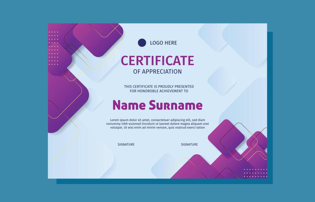 Certificate Templates, Free Certificate Designs