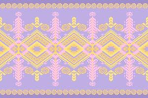 patrón geométrico étnico oriental ikat diseño tradicional para fondo alfombra papel tapiz ropa envoltura tela batik estilo bordado. vector