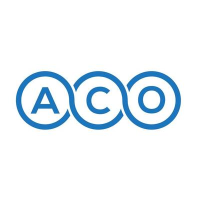 ACO letter logo design on white background. ACO creative initials letter logo concept. ACO letter design.