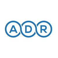 ADR letter logo design on white background. ADR creative initials letter logo concept. ADR letter design. vector