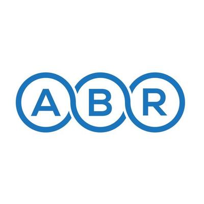 ABR letter logo design on white background. ABR creative initials letter logo concept. ABR letter design.