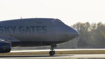 boeing 747 puertas del cielo rodaje video