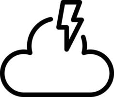 ilustración de vector de tormenta de nubes en un fondo. símbolos de calidad premium. iconos vectoriales para concepto y diseño gráfico.