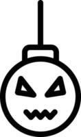 ilustración de vector de cara de calabaza en un fondo. símbolos de calidad premium. iconos vectoriales para concepto y diseño gráfico.