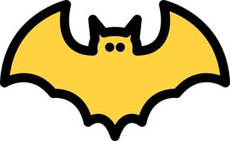 bat vector illustration on a background.Premium quality symbols.vector icons for concept and graphic design.