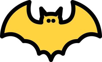 bat vector illustration on a background.Premium quality symbols.vector icons for concept and graphic design.