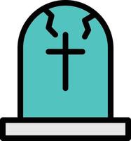 grave vector illustration on a background.Premium quality symbols.vector icons for concept and graphic design.