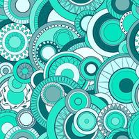 Seamless background with geometric pattern. Oval and circle shapes vector