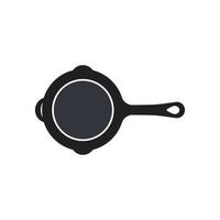 Pan cooking logo vector