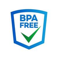 BPA free vector certificate label