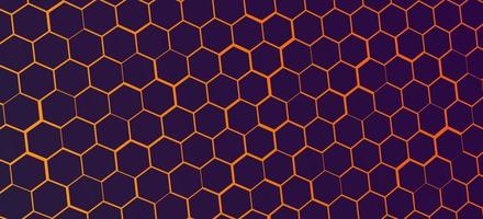 Honeycomb bee technology background vector
